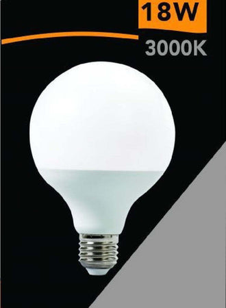 Lampadina Led E27 G95 18w Forma A Globo Luce Bianca Calda Fredda Naturale G95-09 Casa, arredamento e bricolage > Illuminazione da interno > Lampade Led Trade Shop italia - Napoli, Commerciovirtuoso.it