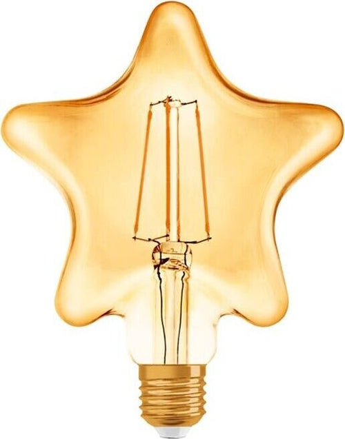Lampadina-Led-Filamento-Stella-Ambra-E27-4-W-Stile-Vintage-Retro-Luce-Calda-Universo