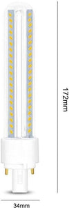 Lampadina-Led-G24-2-Pin-15-W-Lampada-Tubolare-Luce-Calda-3000k-15-Watt-Universo