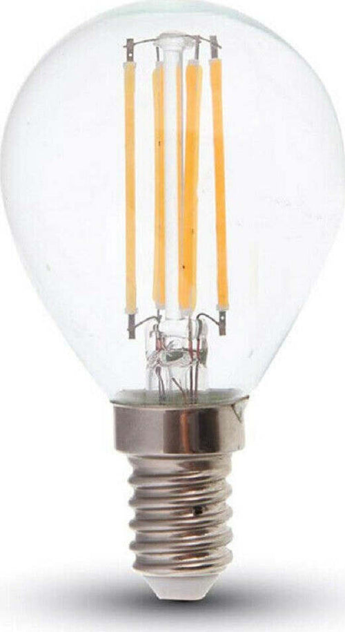 Lampadina Led G45 A Filamento E14 Sfera Luce Naturale Fredda Calda 4 W G45-t Casa, arredamento e bricolage > Illuminazione da interno > Lampade Led Trade Shop italia - Napoli, Commerciovirtuoso.it