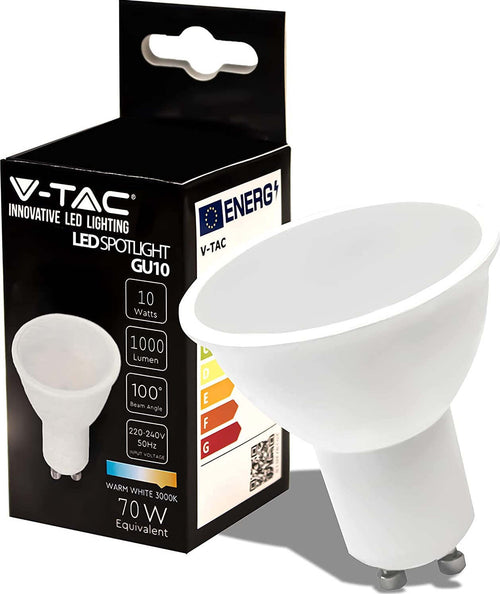 LAMPADINA LED GU10 10W FARETTO SPOTLIGHT SMD CHIP SAMSUNG V-TAC VT-271 Illuminazione/Lampadine/Lampadine a LED Zencoccostore - Formia, Commerciovirtuoso.it