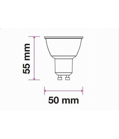 Lampadina Led Gu10 3w Faretto Spotlight Rgb Con Telecomando Cromoterapia Gu10-rgb