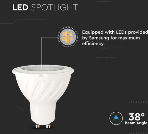 LAMPADINA LED GU10 6W FARETTO SPOTLIGHT SMD CHIP SAMSUNG LUCE CALDA VT-277 Illuminazione/Illuminazione per interni/Luci da incasso Zencoccostore - Formia, Commerciovirtuoso.it