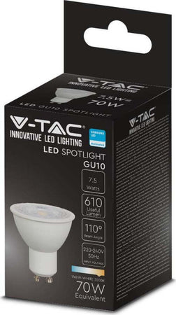 LAMPADINA LED GU10 7.5W FARETTO SPOTLIGHT SMD CHIP SAMSUNG V-TAC VT-292 Illuminazione/Illuminazione per interni/Luci da incasso Zencoccostore - Formia, Commerciovirtuoso.it