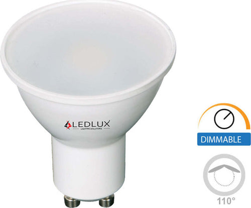 Lampadina-Led-GU10-Dimmerabile-Triac-Dimmer-7W-220V-Bianco-Freddo-6500K-480-Lumens-Ledlux