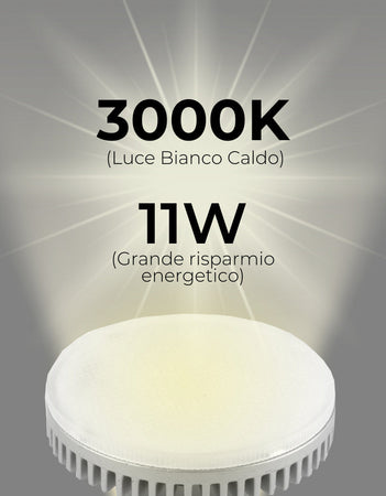 Lampadina led gx70 11w luce calda 3000k Illuminazione/Lampadine/Lampadine a LED Led Mall Home - Napoli, Commerciovirtuoso.it