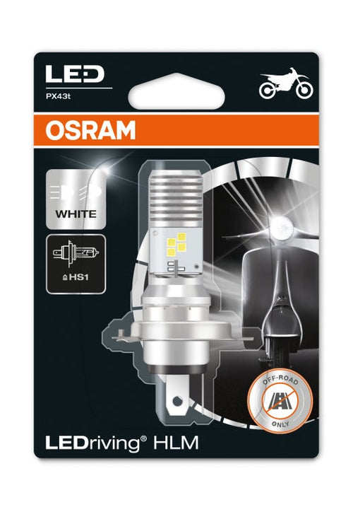 LAMPADA LED H4 OSRAM HSI LED PER MOTO SCOOTER 12V BIANCO 6000K 60W 8 SMD