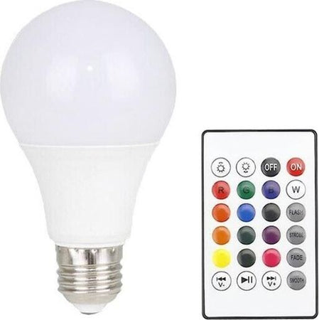 Lampadina-Led-Luce-Bianca-9-W-Lampada-Cromoterapia-16-Colori-Rgb-Telecomando-E27