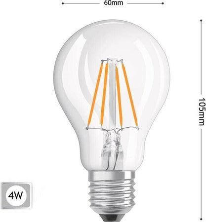 Lampadina-Led-Luce-Calda-4w-Filamento-In-Vetro-Trasparente-E27-4-W-E-27-A60-t4c-Universo