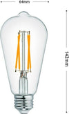 Lampadina-Led-Luce-Calda-8w-Filamento-In-Vetro-Trasparente-E27-8-W-E-27-T64-tc-Universo