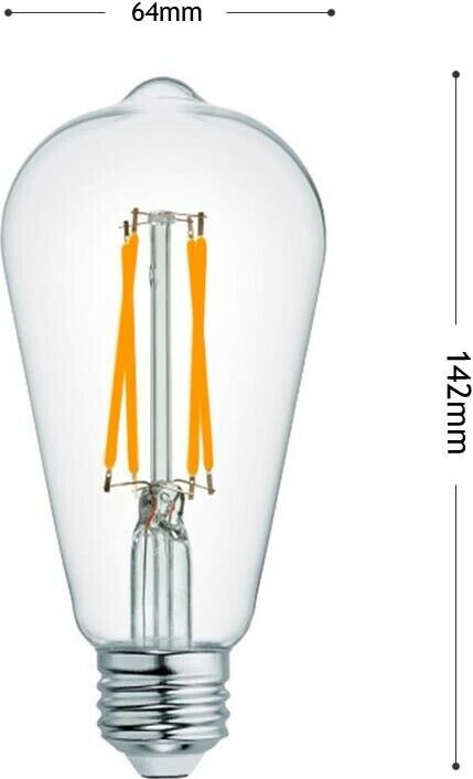 Lampadina-Led-Luce-Calda-8w-Filamento-In-Vetro-Trasparente-E27-8-W-E-27-T64-tc-Universo