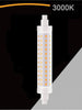 Lampadina-Led-Luce-Calda-Attacco-R7s-12-Watt-Lampada-Ricambio-Per-Faro-3000k-Universo