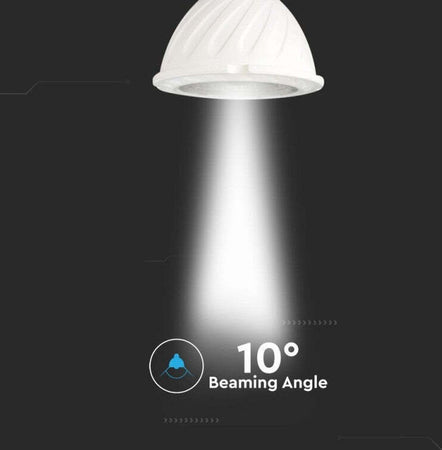 LAMPADINA LED PAR16 GU10 6W FARETTO SPOTLIGHT SMD VT-249 V-TAC PRO Faretto LED Chip Samsung GU10 6W 10° Illuminazione/Illuminazione per interni/Luci da incasso Zencoccostore - Formia, Commerciovirtuoso.it