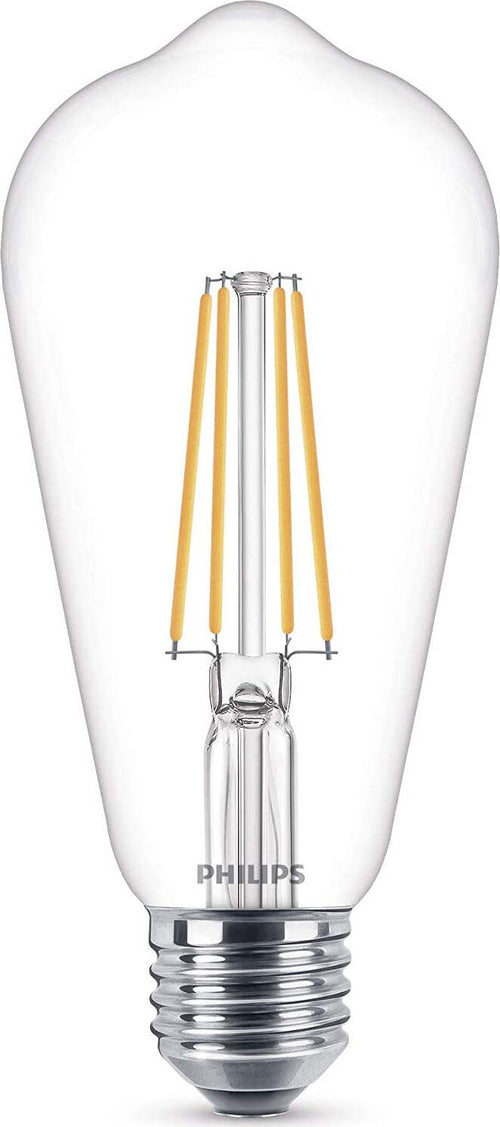 Lampadina LED Vintage Philips Lighting, Attacco E27, da 7W Equivalenti a 60 W, 2700K lumen Classe di efficienza energetica A++ Illuminazione/Lampadine/Lampadine a LED Scontolo.net - Potenza, Commerciovirtuoso.it