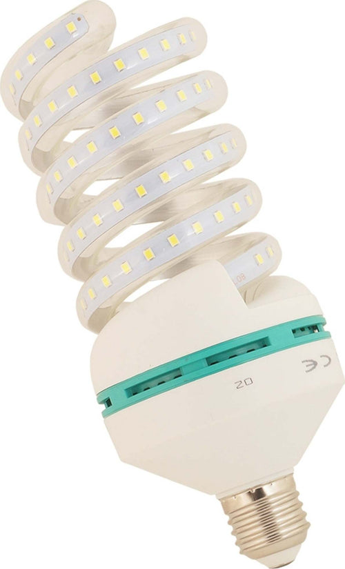 Lampadina Luce Led Spirale E27 Basso Consumo Luce Bianco Bianca Freddo 6500k W Illuminazione/Lampadine/Lampadine a LED Trade Shop italia - Napoli, Commerciovirtuoso.it