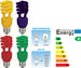 LAMPADINA RISPARMIO ENERGETICO COLORATA 13W BLU ROSSA GIALLA VERDE ANTIZANZARE Illuminazione/Lampadine/Lampadine a LED Trade Shop italia - Napoli, Commerciovirtuoso.it