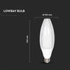 LAMPADINA V-TAC LED E40 60W OLIVE LAMP SMD CHIP SAMSUNG - SKU 21187 / 21188 Illuminazione/Lampadine/Lampadine a LED Zencoccostore - Formia, Commerciovirtuoso.it