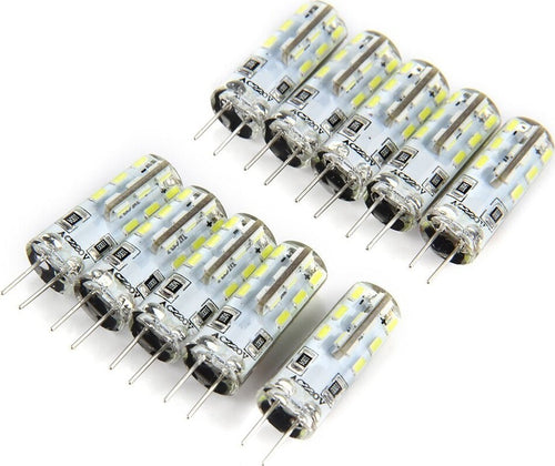 10 LAMPADINE LED LAMPADE ATTACCO G4 SMD 3014 DC 12V SUPER LUMINOSE PER FARETTI Illuminazione/Lampadine/Lampadine a LED Trade Shop italia - Napoli, Commerciovirtuoso.it
