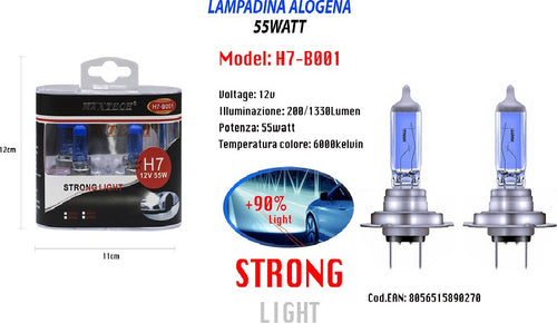 Lampadine Alogene Di Ricambio Per Auto H7 55watt 12v Luce Bianca Maxtech H7-b001 Auto e Moto/Parti per auto/Luci lampadine e indicatori/Lampadine/Lampadine per esterno Trade Shop italia - Napoli, Commerciovirtuoso.it