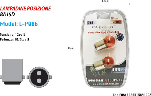Lampadine Di Posizione 12v 10/5 Watt G18 Lampadine Ultra Luminose Ricambio Auto Auto e Moto/Parti per auto/Luci lampadine e indicatori/Blocchi illuminazione e componenti/Luci laterali Trade Shop italia - Napoli, Commerciovirtuoso.it