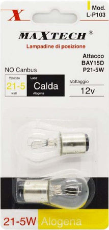 Lampadine Di Posizione Auto Bay15d 12v 21-5w Luce Calda Alogena No Canbus L-p103 Auto e Moto > Auto > Illuminazione Auto Trade Shop italia - Napoli, Commerciovirtuoso.it