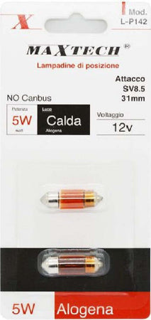 Lampadine Di Posizione Auto Sv8.5 31mm 12v 5w L-p142 No Canbus Luce Calda Alogena Auto e Moto > Auto > Illuminazione Auto Trade Shop italia - Napoli, Commerciovirtuoso.it