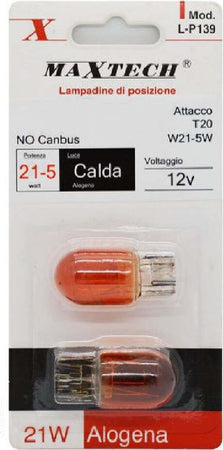 Lampadine Di Posizione Auto T20 / W21-5w 12v Luce Calda No Canbus Alogena Lp139 Auto e Moto > Auto > Illuminazione Auto Trade Shop italia - Napoli, Commerciovirtuoso.it