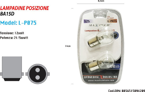 Lampadine Di Posizione S25 Lampadine Ultra Luminose 12v 21/5 Watt Ricambio Auto Auto e Moto/Parti per auto/Luci lampadine e indicatori/Lampadine/Lampadine per esterno Trade Shop italia - Napoli, Commerciovirtuoso.it