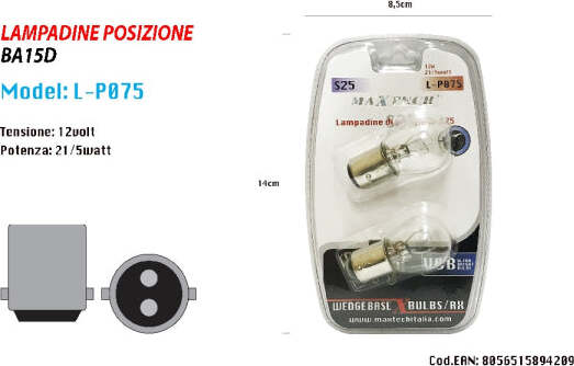 Lampadine Di Posizione S25 Lampadine Ultra Luminose 12v 21/5 Watt Ricambio Auto Auto e Moto/Parti per auto/Luci lampadine e indicatori/Lampadine/Lampadine per esterno Trade Shop italia - Napoli, Commerciovirtuoso.it