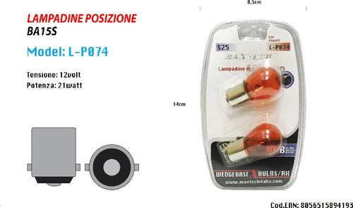 Lampadine Di Posizione S25 12volt 21watt Lampadine Ultra Luminose Ricambio Auto Auto e Moto/Parti per auto/Luci lampadine e indicatori/Lampadine/Lampadine per esterno Trade Shop italia - Napoli, Commerciovirtuoso.it