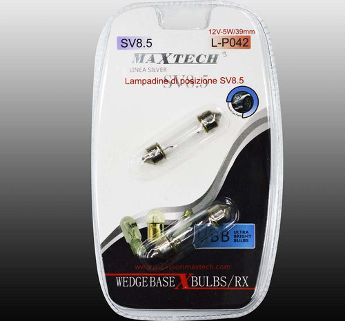 Lampadine Di Posizione Sv8.5 Maxtech L-p042 12v-5w/39mm Lampadine Ultra Luminose Auto e Moto/Parti per auto/Luci lampadine e indicatori/Lampadine/Lampadine per esterno Trade Shop italia - Napoli, Commerciovirtuoso.it