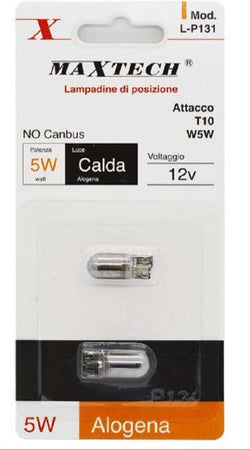 Lampadine Di Posizione T10 W5w 12v Per Auto Luce Calda Alogena No Canbus L-p131 Auto e Moto > Auto > Illuminazione Auto Trade Shop italia - Napoli, Commerciovirtuoso.it