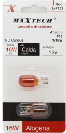 Lampadine Di Posizione T15 W16w 12v Auto 16w Luce Calda Alogena L-p133 No Canbus Auto e Moto > Auto > Illuminazione Auto Trade Shop italia - Napoli, Commerciovirtuoso.it