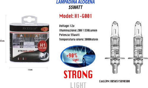 Lampadine Per Auto Alogene H1 55 Watt Luce Calda Di Ricambio 12v Maxtech H1-g001 Auto e Moto/Parti per auto/Luci lampadine e indicatori/Lampadine/Lampadine per esterno Trade Shop italia - Napoli, Commerciovirtuoso.it