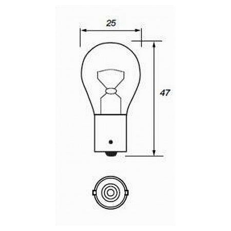 Lampadine Per Indicatore Di Direzione Posteriore Auto 382 12v 21 W Ba15s L-p076