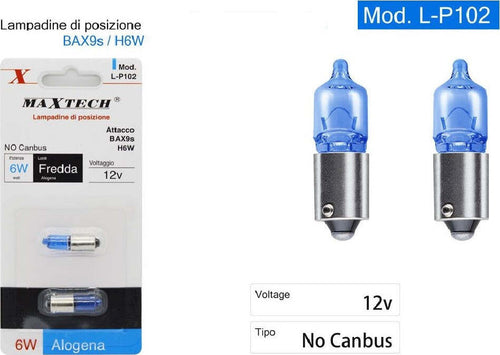 Lampadine Posizione Auto Bax9s H6w 12v 6 W Luce Fredda Alogena No Canbus L-p102 Auto e Moto > Auto > Illuminazione Auto Trade Shop italia - Napoli, Commerciovirtuoso.it