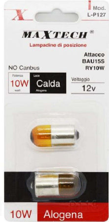Lampadine Posizione L-p127 Bau15s Ry10w Auto 12v 10w Luce Calda Alogena No Canbus Auto e Moto > Auto > Illuminazione Auto Trade Shop italia - Napoli, Commerciovirtuoso.it