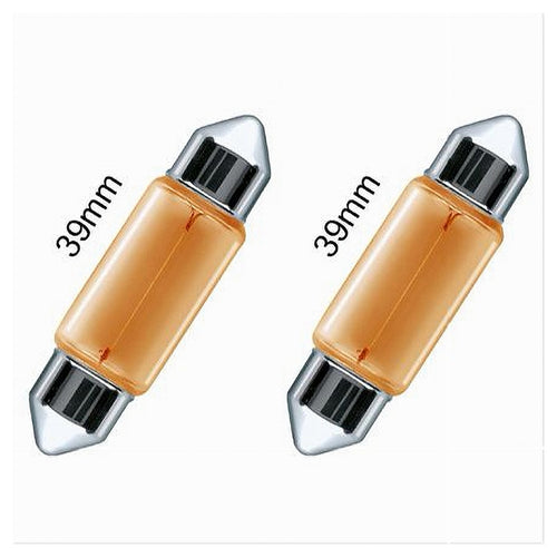 Lampadine Posizione Sv8.5 39 Mm 12v 5 W Auto No Canbus Luce Calda Alogena L-p144
