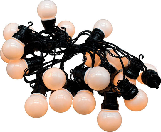 Lampadine sferette a led luce bianco latte con 80 led luce fissa ⌀ 5 cm Casa e cucina/Decorazioni per interni/Addobbi e decorazioni per ricorrenze/Decorazioni natalizie/Luci natalizie/Catene luminose per interni MagiediNatale.it - Altamura, Commerciovirtuoso.it