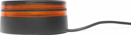Lampeggiante a 50 LED 12-24V 25W con doppia luminosità base piana