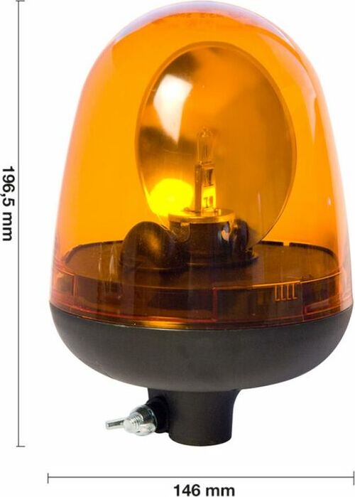Lampeggiante serie one con attacco ad imbuto 12V