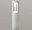 Lampioncino-alluminio-Gea-Led-JANET-GES480-50H-LED-lampada-terra-grigio-metallizzato-moderna-esterno-Gx53-IP54