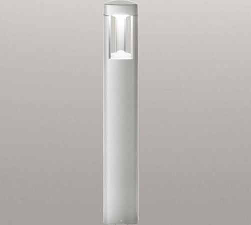 Lampioncino-alluminio-Gea-Led-JANET-GES481-80H-LED-lampada-terra-grigio-metallizzato-moderna-Gx53-IP54