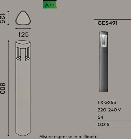 Lampioncino-alluminio-Gea-Led-JANET-GES491-80H-LED-lampada-terra-antracite-moderna-Gx53-IP54