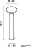 Lampioncino-alluminio-Gea-Led-LEO-GES522-LED-lampada-terra-ruggine-classico-esterno-75CM-IP44-E27