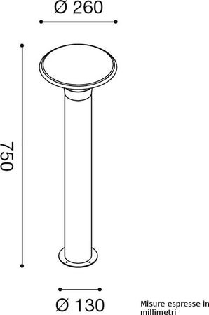 Lampioncino-alluminio-Gea-Led-LEO-GES522-LED-lampada-terra-ruggine-classico-esterno-75CM-IP44-E27