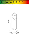 Lampioncino-alluminio-Gea-Led-SURY-GES600-E27-LED-lampada-terra-moderno