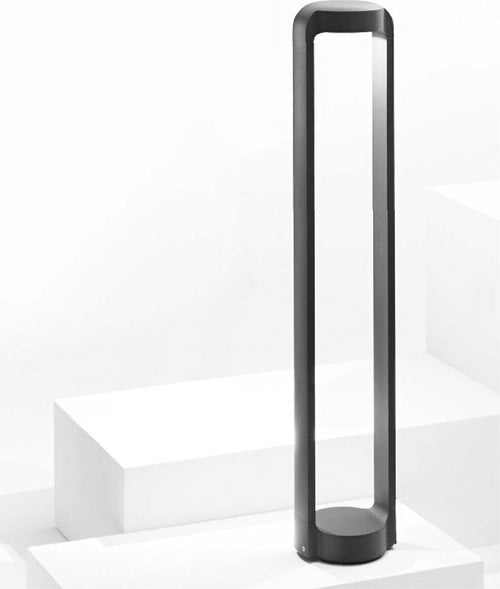 Lampioncino-alluminio-policarbonato-Gea-Led-EURUS-GES452-LED-H80-lampada-terra-grigio-antracite-IP65