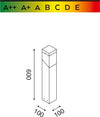 Lampioncino-allumino-Gea-Led-SURY-GES620-E27-IP44-LED-lampada-terra-ruggine-classico-palo-esterno