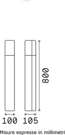 Lampioncino-classico-Ideal-Lux-PULSAR-PT1-246888-E27-LED-alluminio-lampada-terra